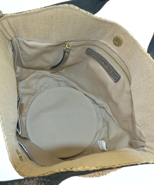 VIOLA d'ORO（ヴィオラドーロ）かごバッグ ベージュ サイズ:- レディース/2200648106098