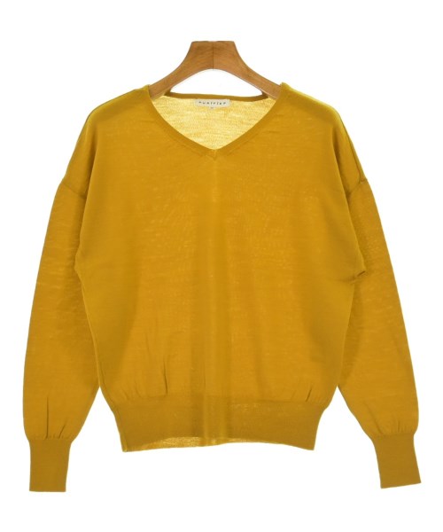 Purifier(ピュリフィエ)ニット・セーター 黄 サイズ:38(M位)/2200659383198