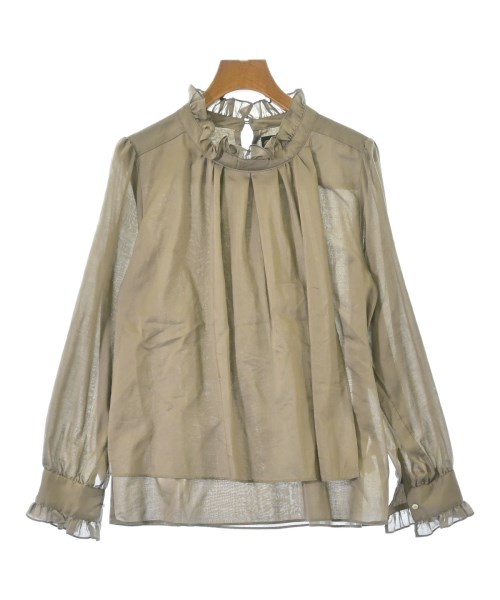 Purifier(ピュリフィエ)ブラウス 茶 サイズ:38(M位)/2200671903107