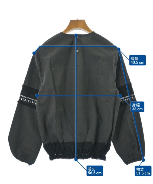 HiROMITHiSTLE（ヒロミシスル）ブラウス グレー サイズ:-(L位) レディース/2200675297059