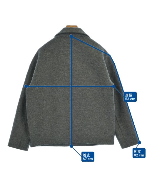 HARRIS WHARF LONDON（ハリスワーフロンドン）コート グレー サイズ:42(XS位) メンズ/2200643940024