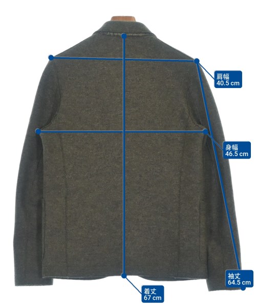 HARRIS WHARF LONDON（ハリスワーフロンドン）カジュアルジャケット 緑 サイズ:44(S位) メンズ/2200621944013