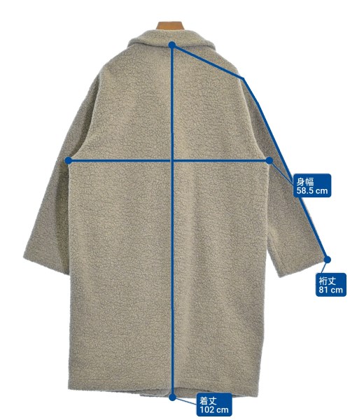 HARRIS WHARF LONDON（ハリスワーフロンドン）チェスターコート ベージュ サイズ:42(L位) レディース/2200621340013