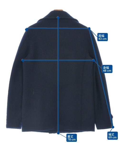 HARRIS WHARF LONDON（ハリスワーフロンドン）ピーコート 紺 サイズ