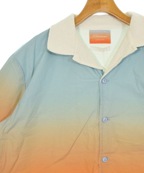 Rivieras（リヴィエラ）カジュアルシャツ オレンジ サイズ:L メンズ/2200656970117