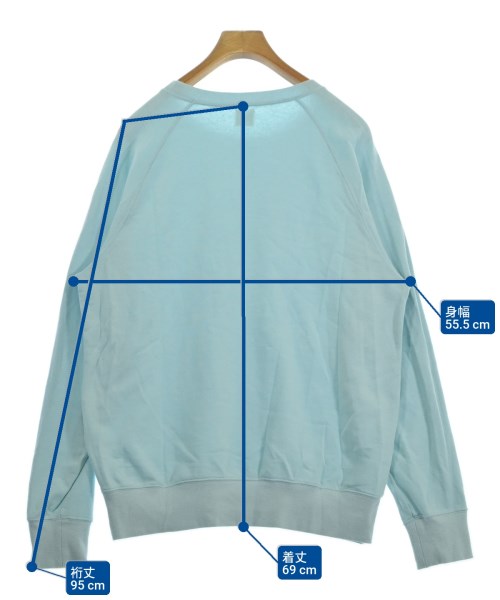 8100（エイティーワンハンドレッド）スウェット 青 サイズ:L メンズ/2200634385018