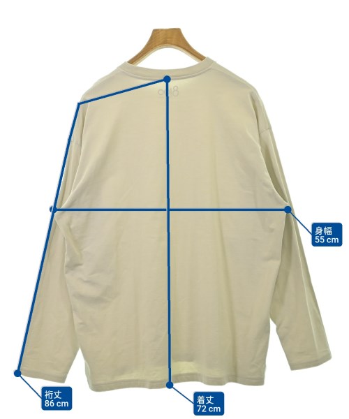 8100（エイティーワンハンドレッド）Tシャツ・カットソー ベージュ サイズ:M メンズ/2200666719355