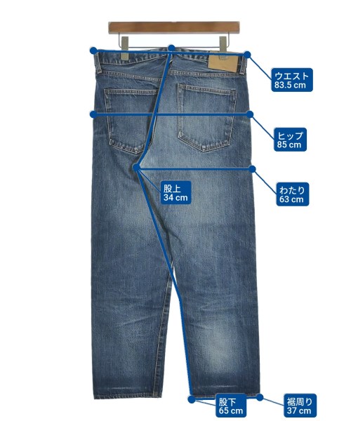 Ordinary fits（オーディナリーフィッツ）デニムパンツ 青 サイズ:32(L位) メンズ/2200674965195