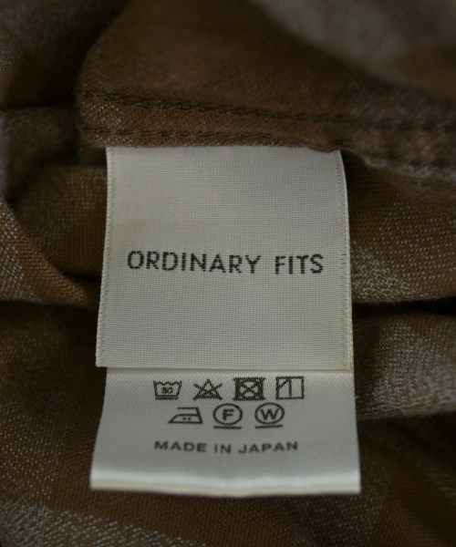 Ordinary fits（オーディナリーフィッツ）カジュアルシャツ 茶 サイズ:3(L位) メンズ/2200693940081