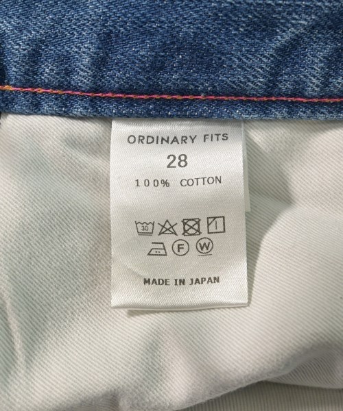 Ordinary fits（オーディナリーフィッツ）デニムパンツ 青 サイズ:28(S位) メンズ/2200698311121