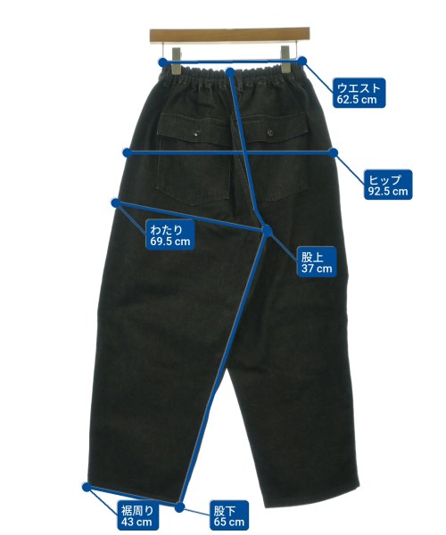 Ordinary fits（オーディナリーフィッツ）デニムパンツ 黒 サイズ:0(XS位) メンズ/2200694405145