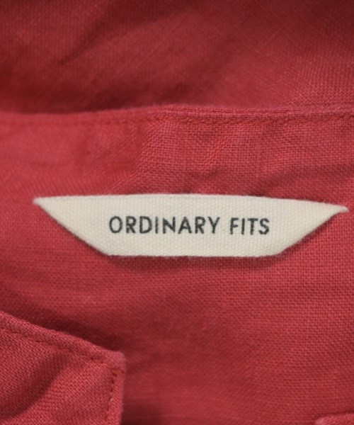 Ordinary fits（オーディナリーフィッツ）カジュアルシャツ 赤 サイズ:2(M位) メンズ/2200724392070
