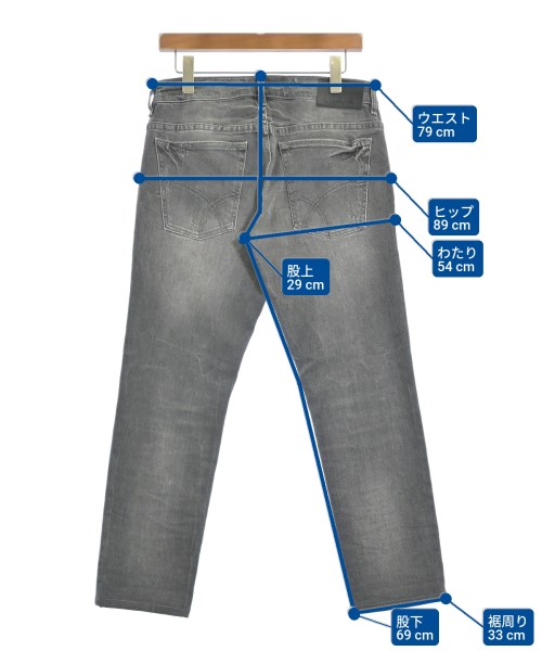 GAS（ガス）デニムパンツ グレー サイズ:32(L位) メンズ/2200537088047