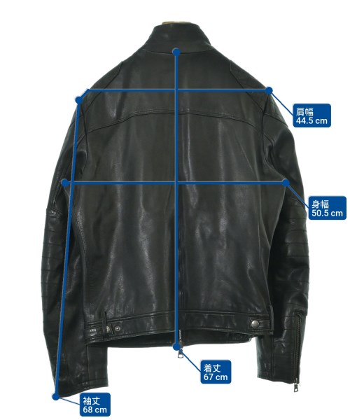 GAS（ガス）ライダース 黒 サイズ:-(M位) メンズ/2200664778019