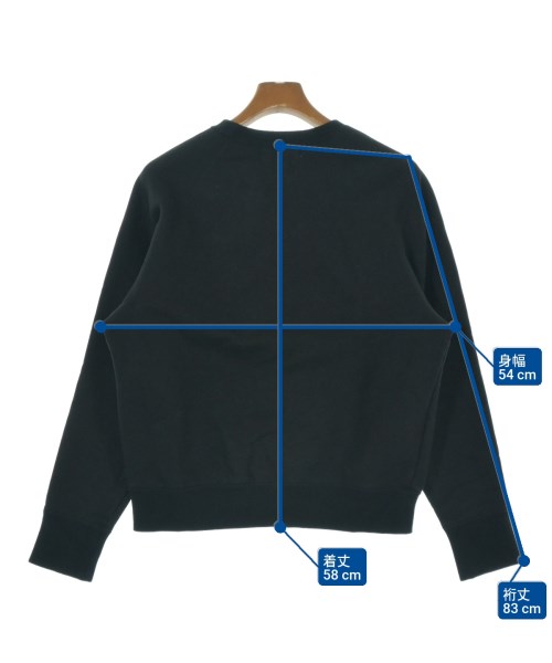 Milok（ミロック）スウェット 黒 サイズ:44(S位) メンズ/2200636575011