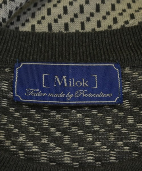 Milok（ミロック）ニット・セーター グレー サイズ:M メンズ/2200698860582