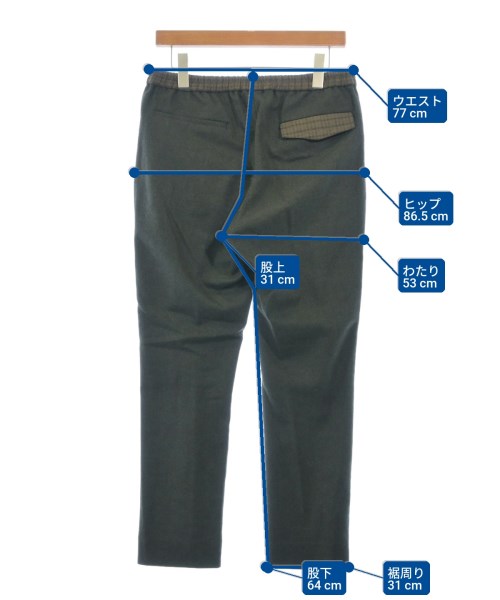 Milok（ミロック）スラックス グレー サイズ:44(S位) メンズ/2200645306026