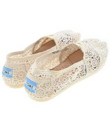 TOMS（トムス）エスパドリーユ 白 サイズ:US6 1/2(23.5cm位) レディース/2200656303069