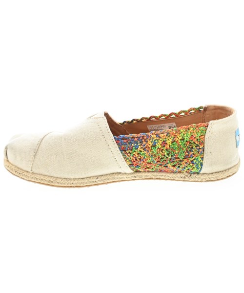 TOMS（トムス）モカシン/デッキシューズ 白 サイズ:25cm レディース/2200642934161