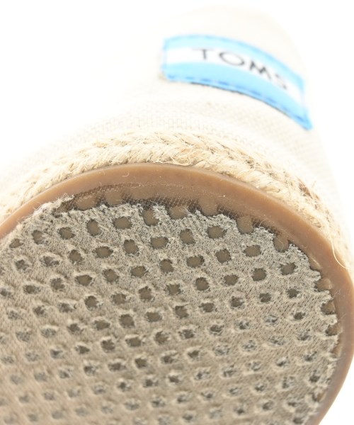 TOMS（トムス）モカシン/デッキシューズ 白 サイズ:25cm レディース/2200642934161
