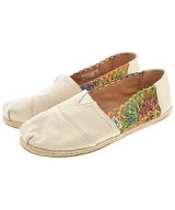 TOMS（トムス）モカシン/デッキシューズ 白 サイズ:25cm レディース/2200642934161
