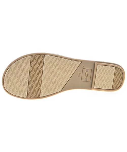 TOMS（トムス）サンダル 黒 サイズ:US6 1/2(23.5cm位) レディース/2200702573101
