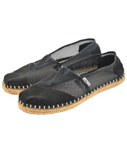 TOMS(トムス)エスパドリーユ 黒 サイズ:US8(25cm位)/2200685045015