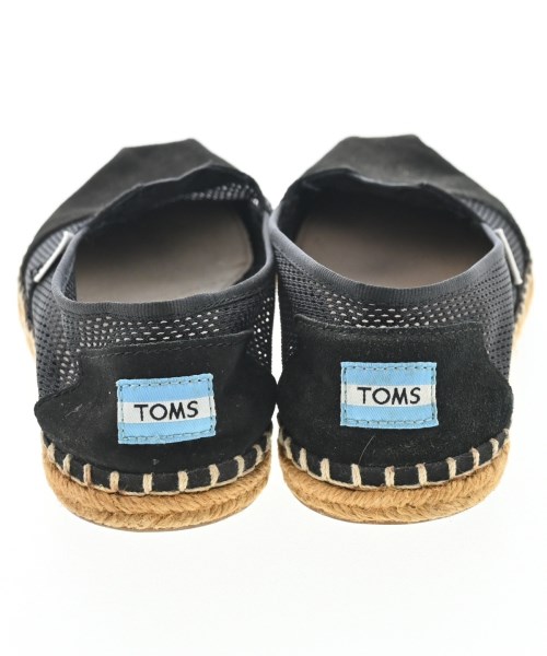 TOMS（トムス）エスパドリーユ 黒 サイズ:US8(25cm位) レディース/2200685045015