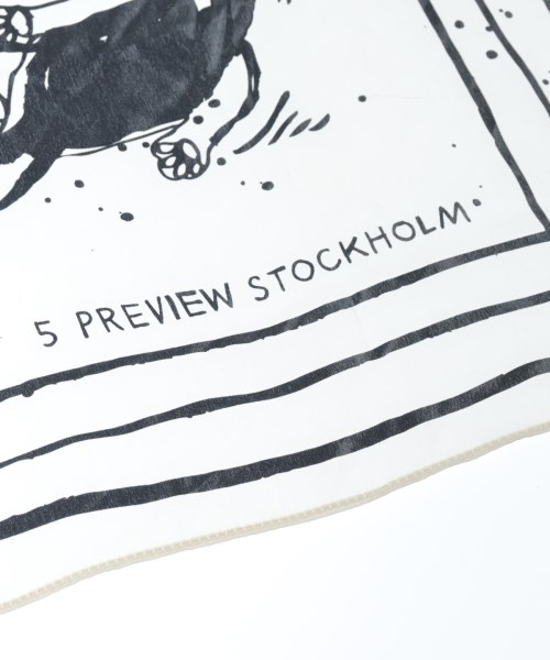 5 PREVIEW（ファイブプレビュー）バンダナ・スカーフ 白 サイズ:- レディース/2200617635277