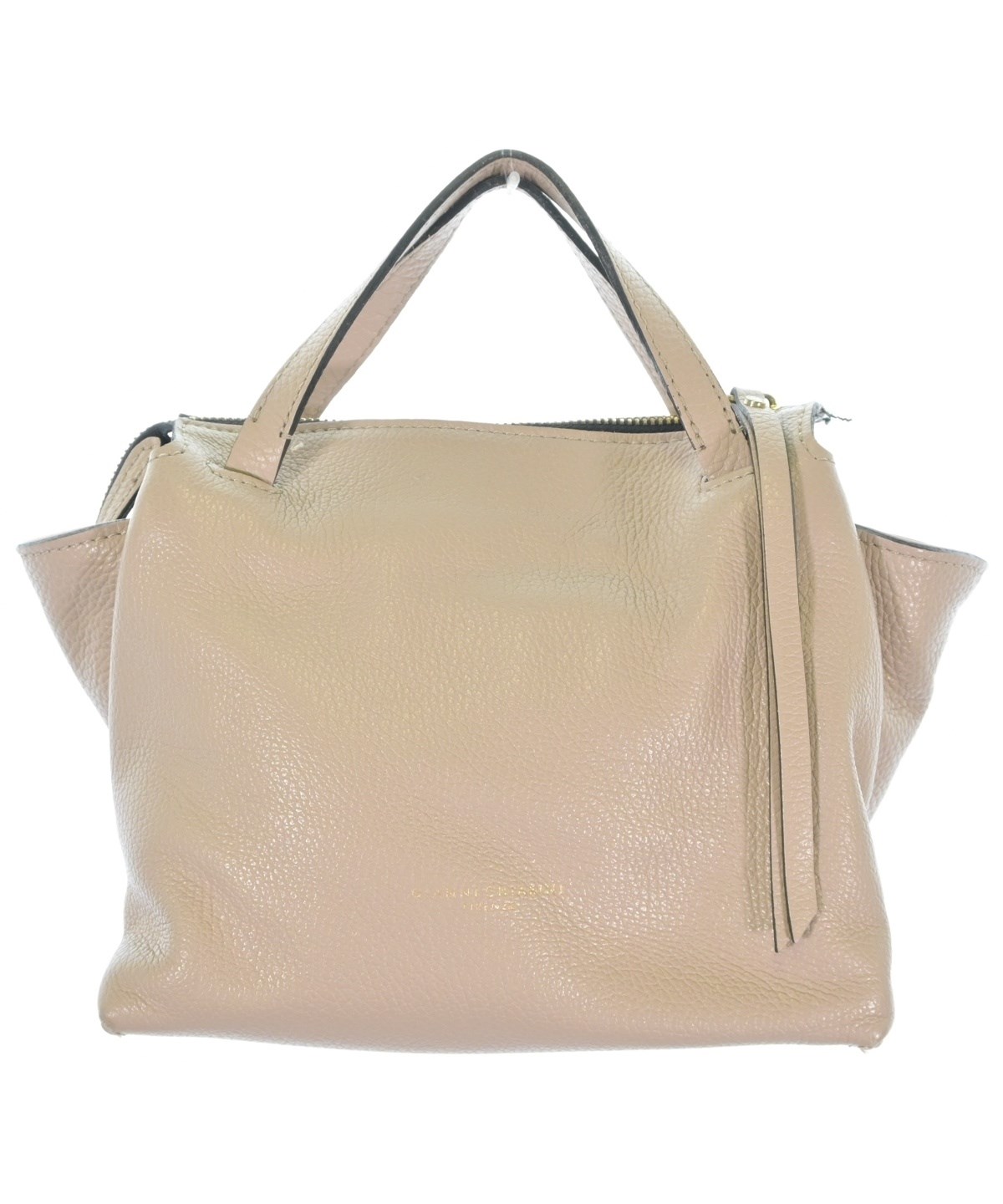 みゆきっち　ベージュ GIANNI CHIARINI（ジャンニキャリーニ）ハンドバッグ ベージュ サイズ