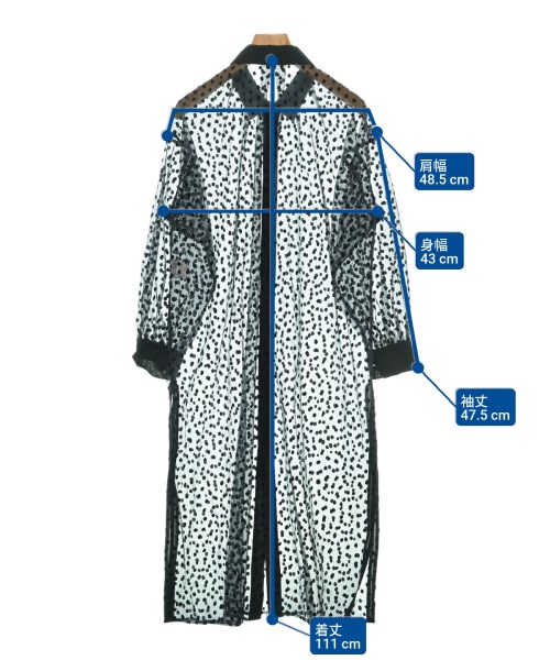 DRESSLAVE（ドレスレイブ）シャツワンピース 黒 サイズ:38(M位) レディース/2200656778010