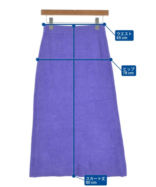 DRESSLAVE（ドレスレイブ）ロング・マキシ丈スカート 紫 サイズ:38(M位) レディース/2200635941084