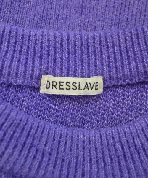 DRESSLAVE（ドレスレイブ）ニット・セーター 紫 サイズ:38(M位) レディース/2200635941091