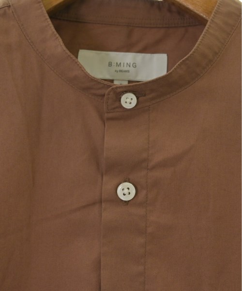 B MING LIFE STORE by BEAMS（ビーミングライフストアバイビームス）カジュアルシャツ 茶 サイズ:S メンズ/2200505571403