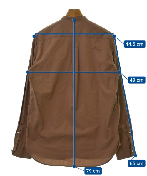 B MING LIFE STORE by BEAMS（ビーミングライフストアバイビームス）カジュアルシャツ 茶 サイズ:S メンズ/2200505571403