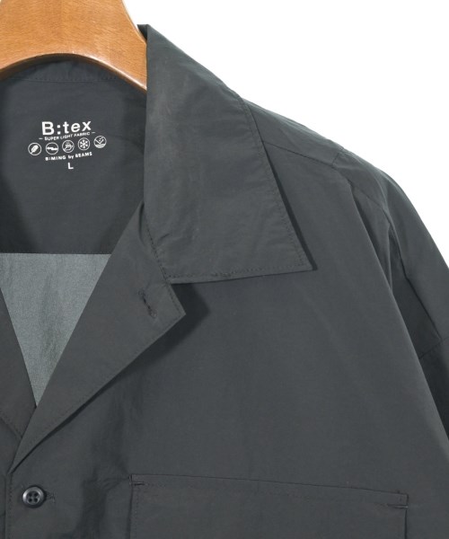 B MING LIFE STORE by BEAMS（ビーミングライフストアバイビームス）カジュアルシャツ 黒 サイズ:L メンズ/2200619226206