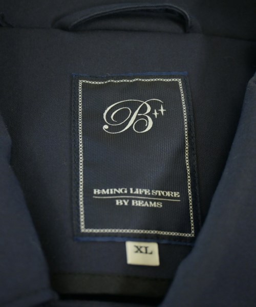 B MING LIFE STORE by BEAMS（ビーミングライフストアバイビームス）ステンカラーコート 紺 サイズ:XL メンズ/2200628087041