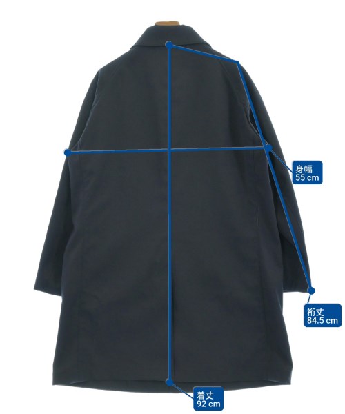 B MING LIFE STORE by BEAMS（ビーミングライフストアバイビームス）ステンカラーコート 紺 サイズ:XL メンズ/2200628087041