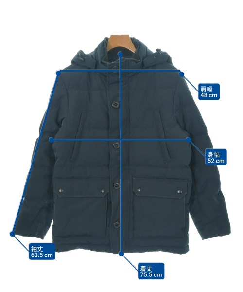 B MING LIFE STORE by BEAMS（ビーミングライフストアバイビームス）ダウンジャケット/ダウンベスト 紺 サイズ:M メンズ/2200621445015