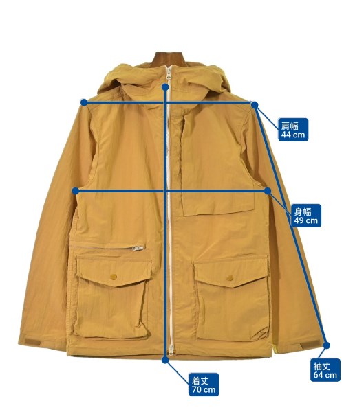 B MING LIFE STORE by BEAMS（ビーミングライフストアバイビームス）マウンテンパーカー 黄 サイズ:M メンズ/2200621535044