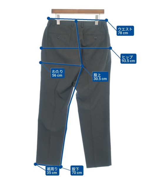 B MING LIFE STORE by BEAMS（ビーミングライフストアバイビームス）スラックス グレー サイズ:L メンズ/2200619568108