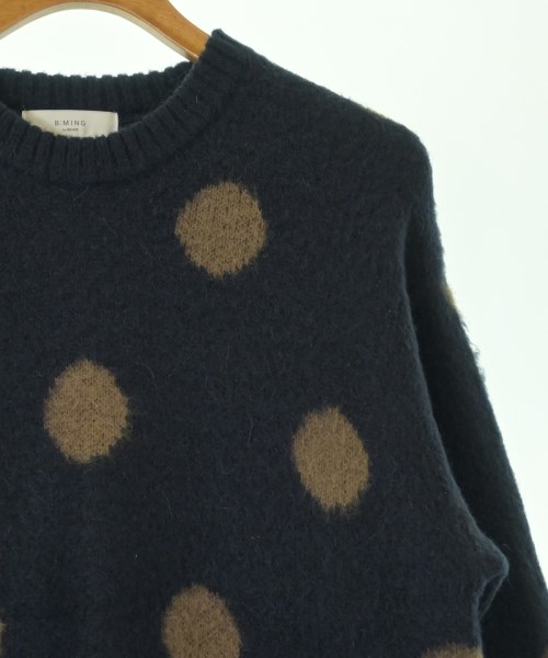 B MING LIFE STORE by BEAMS（ビーミングライフストアバイビームス）ニット・セーター 紺 サイズ:S メンズ/2200612545113
