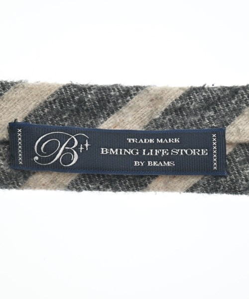 B MING LIFE STORE by BEAMS（ビーミングライフストアバイビームス）ネクタイ グレー サイズ:- メンズ/2200678417133