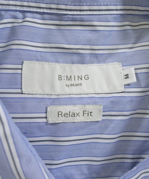 B MING LIFE STORE by BEAMS（ビーミングライフストアバイビームス）カジュアルシャツ 青 サイズ:M メンズ/2200678698013