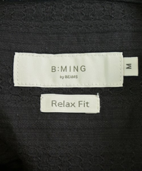 B MING LIFE STORE by BEAMS（ビーミングライフストアバイビームス）カジュアルシャツ 黒 サイズ:M メンズ/2200694969036