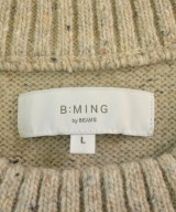 B MING LIFE STORE by BEAMS（ビーミングライフストアバイビームス）ニット・セーター ベージュ サイズ:L メンズ/2200699085014