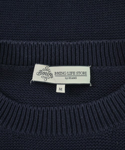 B MING LIFE STORE by BEAMS（ビーミングライフストアバイビームス）ニット・セーター 紺 サイズ:M メンズ/2200689557057