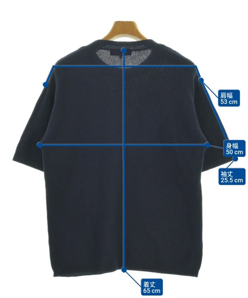 B MING LIFE STORE by BEAMS（ビーミングライフストアバイビームス）ニット・セーター 紺 サイズ:M メンズ/2200689557057