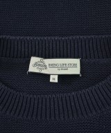 B MING LIFE STORE by BEAMS（ビーミングライフストアバイビームス）ニット・セーター 紺 サイズ:M メンズ/2200689557057