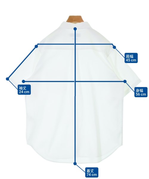 B MING LIFE STORE by BEAMS（ビーミングライフストアバイビームス）カジュアルシャツ 白 サイズ:M メンズ/2200649108022